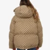 Gucci x The North Face Puffer Khaki Jacket For Unisex