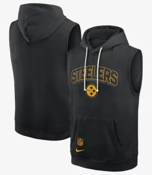 Steelers Sideline Sleeveless Mike Tomlin Hoodie